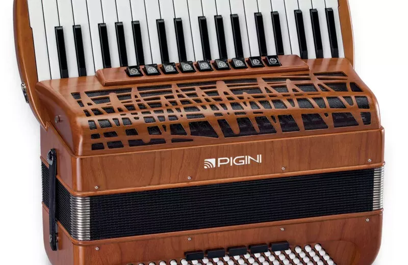 Accordéon chromatique Pigini WING Supérieur "CHERRYWOOD"