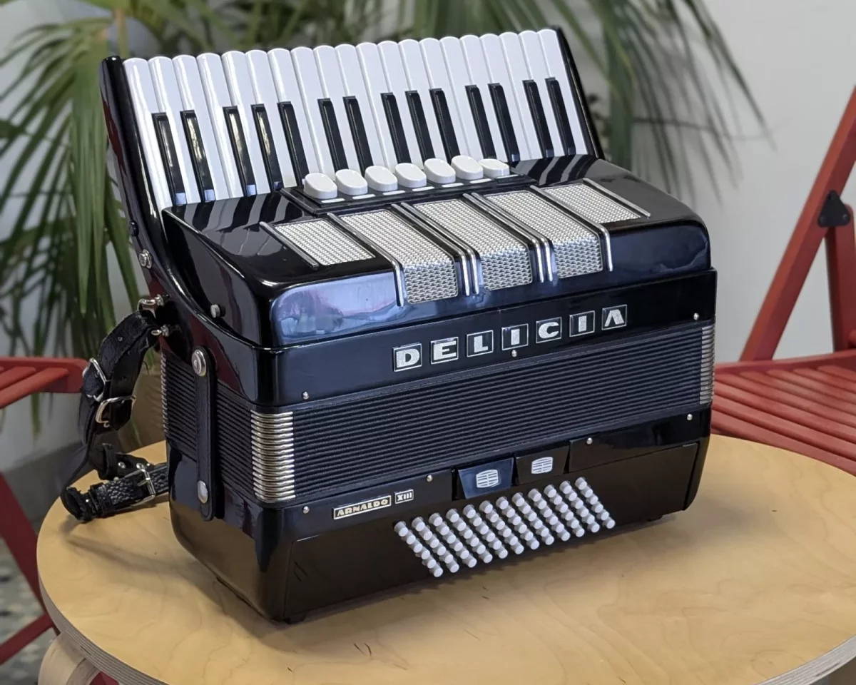 Accordéon chromatique Delicia Carmen, occasion